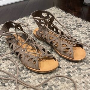 Bohemian Long Lace Sandals